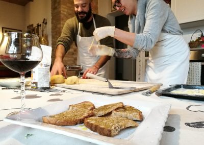 Couples cooking class